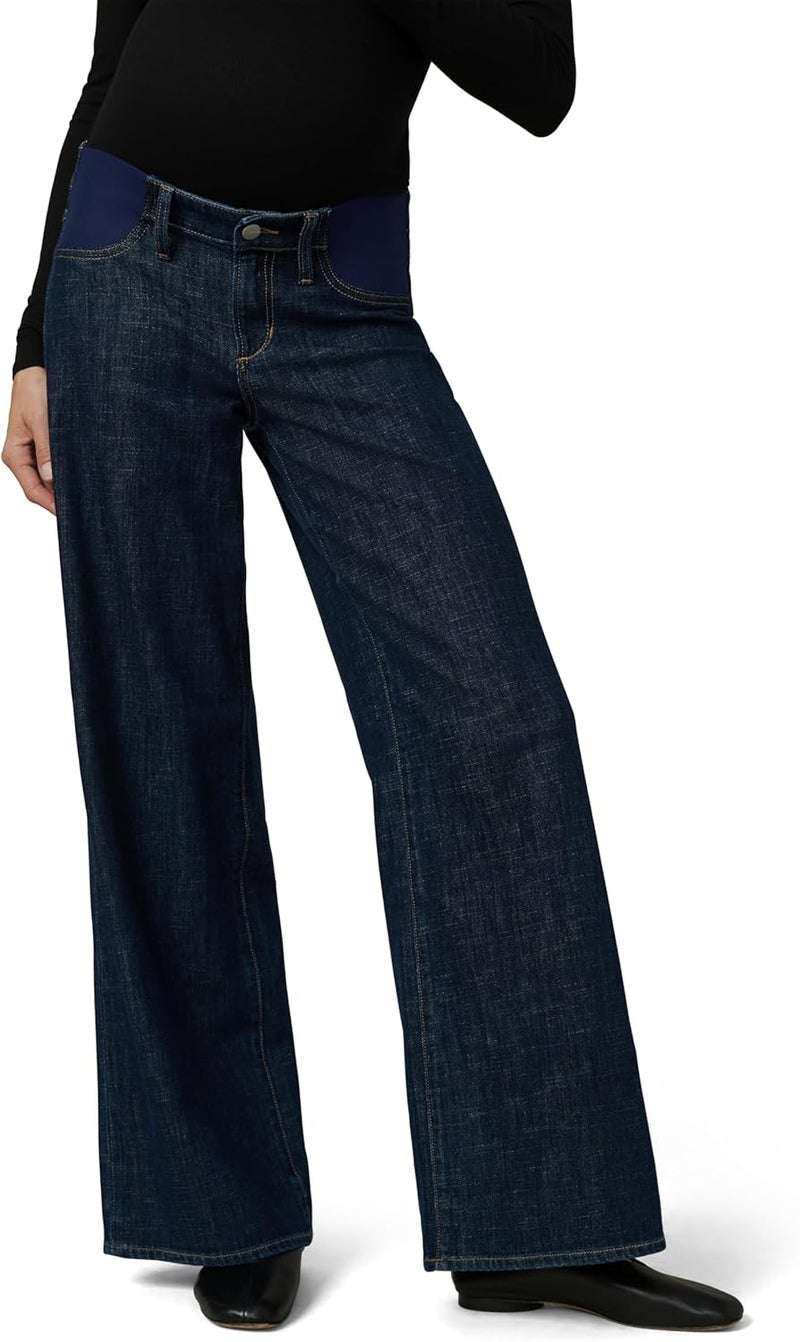 Joe's Womens The Lou Lou Wide Leg Maternity Jeans - Image 1